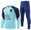 TrainingingSanzug 2023 2024 Men Kids Soccer Training Suit Memphis Futbol de Chandal 23/24 Koke Morata Griezmannフットボールジャケット長袖ジョギングトラックスーツ