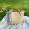 Summer Fairy Bag Grass Woven Vielseitige One-Shoulder-Handtasche Urlaub Strand Große Kapazität Tote für Frauen