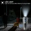 Repelenty psa Odstraszające ultradźwiękowe PET anty -szczekające zatrzymanie kory treningowy urządzenie do odstraszającego psa z latarką LED z latarką LED