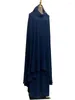 Roupas étnicas Ramadan Khimar Abaya Arábia Saudita Turquia Islam Muçulmano Hijab Vestido Robe Femme Musulmane Oração Roupas Abayas para Mulheres