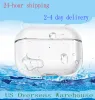 Transparent fodral för Air Pods Pro 2 Air Pods 3 hörlurar Airpod Bluetooth -hörlurtillbehör Silikon Söt Skydd Cover Wireless laddningslåda Fodral