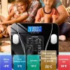 Scales Rechargeable Body Fat Scale Smart Wireless Digital Bathroom Scale with Smartphone App Bluetoothcompatible Weighting Body Scale