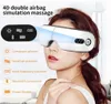 Eye Massager 9D Air Pressure Vibration Care Instrument Trötthet Relieve Compress Bluetooth Music Smart Massage Glasses 2101082057053