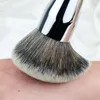 Pinceau de maquillage n ° 61, grand pinceau pour poudre, fard à joues, haute brillance, outil de beauté, brosse en bois