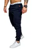 Pantaloni da uomo S-5XL Pantaloni multitasche con utensili Pantaloni cargo in tessuto intrecciato stile Safari casual da uomo