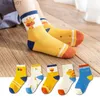 Chaussettes enfants 5 paires/lot chaussettes enfants garçon fille coton mode respirant maille chaussettes printemps été haute qualité 1-12 ans enfants cadeau d'anniversaire yq240314