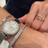 Designer di gioielli Blocco Diamanti cristallini Bracciale da donna Fare matrimonio per coppie marchio San Valentino Giorno Multi stile con scatola di qualità originale