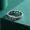 Pierścienie klastra 925 Sterling Silver Animal Pierścień dla kobiety dziewczyna vintage gładki prosty design słonia biżuteria