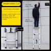 Ladders Telescopic Aluminium Ladder Extension Foldable Portable Straight Ladders Multi Purpose Household Thicken Tools for Home