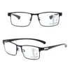 Óculos de sol multifocal anti-luz azul óculos de leitura azul ray bloqueando progressivo perto hipermetropia ultraleve proteção para os olhos