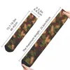 Calcetines de hombre Vintage Camuflaje Unisex Novedad Sin costuras Impreso Divertido Calcetín de tripulación Regalo