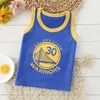 T-shirty Summer Kids Tops Ubrania bez rękawów oddychanie bawełniane dzieci kamizelka T-shirt top odzież kreskówka chłopcy dziewczęta 0-7years ldd240314