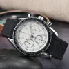 Multifunktion av högkvalitativ OMG rostfritt stål handledsur för män Alla Dial Work Quartz Watch Top Designer Luxury Brand Clock Men Fashion GG003