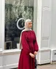 Ubrania etniczne Abayas dla skromnych muzułmańskich kobiet modlitwa długie sukienki Maxi Turcja Dubaj Arabska szata islamska Kaftan Party Eid Tunik Caftan