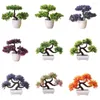 Decoratieve bloemen kunstmatige planten dennen bonsai kleine boompot neppot ornamenten voor woningdecoratie el tuindecoratie