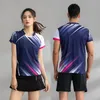 Yüksek son tenis gömlek kadın erkekler badminton forma şort erkek kadın masa tenis üniforma eğitim takım elbise giyim 240304