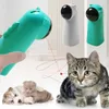 Интерактивная игрушка-тизер для кошек, забавная электрическая интеллектуальная лазерная игрушка для кошек, интерактивная игрушка-лазерная указка, домашняя умная игра, активная 240309
