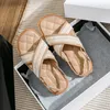 New-style small fragrant wind sandals fashion non-slip wearing cross-belt sandals flat sandals women summer i3dl#