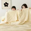 Одеяла, летнее прохладное одеяло, вязаное хлопковое соевое волокно, весенне-осеннее одеяло с кондиционером, которое можно стирать в машине