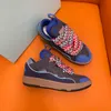 Designer Curb Sneakers Scarpe da donna degli uomini degli anni '90 Scheroni casual straordinari in pelle di lusso in pelle in gomma Piattaforma di moda in gomma allacciata