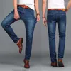 Dżinsy projektanta mody dla mężczyzn marki dżinsy calca Masculina Tamanho 46 48 Wielka Zima