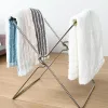 Racks Stainless Steel Garbage Bag Shelf Rag Rack Foldable Kitchen Trash Can Hanging Plastic Bag Shelf Storage Rack