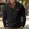 Männer Pullover Mode Patchwork Langarm Tops Männer Casual Stehkragen Taste Sweatshirt Vintage Kontrast Farbe Rippen Cord
