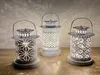 Lanternes à vent creuses fer artisanat creux décoratif chandelier LED bougies bricolage Festival fête décor à la maison bateau de mer EWA40295368741