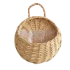 Baskets L Ventes chaudes 100% fait à la main en rotin pendentif jardinage Pot de fleur suspendu panier planteur cintre pour décoration murale jardin de campagne