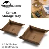 Narzędzia Naturehike Glamping Canvas Tray Desktop Storage Pudełko na zewnątrz Camping Wyposażenie Akcesoria
