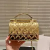 handbag Designer Handle Bag Crossbody Bag Women Makeup Metal Chain Flap Shoulder Lacquer leather Diamond Lattice