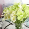 135inch PU Mini Quality Real Lily Flower Home Decoration Birthday Wedding Banquet Scene Decor Artificial Flowers 240223