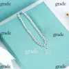 Tiffanybracelet Модные женские ожерелья Love Heart Tiffanyset Ожерелье Кулон Дамы Дизайнерские золотые украшения Мужские свадебные рождественские подарки Тиффани Ожерелье 239