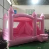 4,5x4m (15x13,2ft) PVC complet Castle gonflable de mariage rose commercial avec vibration latéral maison pour châtirations pour bébés showers