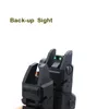 MAGAP Fiber Optic Sight Armor Gen1 Nylon Front och Bakfoldningssyn