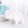 Dozen Cartoon Polar Bear Piggy Bank Home Studie Slaapkamer Kantoor Kinderkamer Decor Verjaardag Six One Gift Resin Decoration Crafts