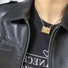 Bag Model Pendants Necklaces Brand Letter Pendant 18k Gold Plated Copper Necklace Charm Chains Fashion Mens Womens Choker Party Jewelry 40+5cm