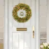 Decorative Flowers Spring Wreath Front Door Living Room Garden Greenery Artificial Red Berry For Summer Wedding El Festival Thanksgiving