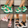 Hoge kwaliteit Designer pantoffels dames zomersandalen Platform Sandaal platform sliders Schoenen GAI lage prijs maat 35-43