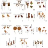 Garden Decorations Metal Rusted Animals Stake Artificial Art For Lawn Outdoor Backyards Decors 11UA