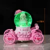 Boxes Princess Lolita Cartoon Carriage Crystal Ball Music Box Octopus Box Snowy Light Toy Festival Gift Wholesale