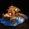 Quebra-cabeças 3D MMZ MODELO 3D Metal Puzzle IRON STAR Yingxun Pavilion of THE OLD SUMMER PALACE Modelo kits DIY Montar modelo brinquedos para adultos 240314