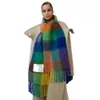 Winter Ac Imitation Cashmere Scarf Women Color Matching Thick Warm Colorful Striped Gradient Shawl 25036cm 13pc4029731