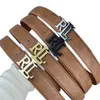 2024 Dernier style RLL pour largeur 3,8 cm Buckle de lettres authentique en cuir femmes de la ceinture masculine Belt Fashion Leather Classic Men Designers Belts