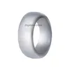 Anello in silicone personalizzato da uomo con anello in silicone a 10 colori da 8,7 mm di larghezza, anello personalizzato per amanti