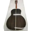 Продвижение акустической гитары из цельного дерева серии oo42 с черными пальцами и инкрустацией из морского ушка.