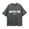 White Foxs Designer Womens Summer Summer à manches féminines Fashion Casual Casual Foxx Foxx Women's European T-shirt Top à manches courtes T-shirt 2 pièces 737