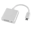 USB Type C do DVI HD VGA Displayport Mini DP Adapter telewizji telefonicznej do telefonicznego laptopa notebook PC HDTV