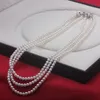 Collar de perlas súper grande 13-14 redondo Regalo extremadamente brillante para mamá Collar de perlas súper grande CHX253 240301
