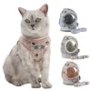 Colete para animais de estimação estilo peito e alça de ombro anti afrouxamento coleira para gatos suprimentos para animais de estimação